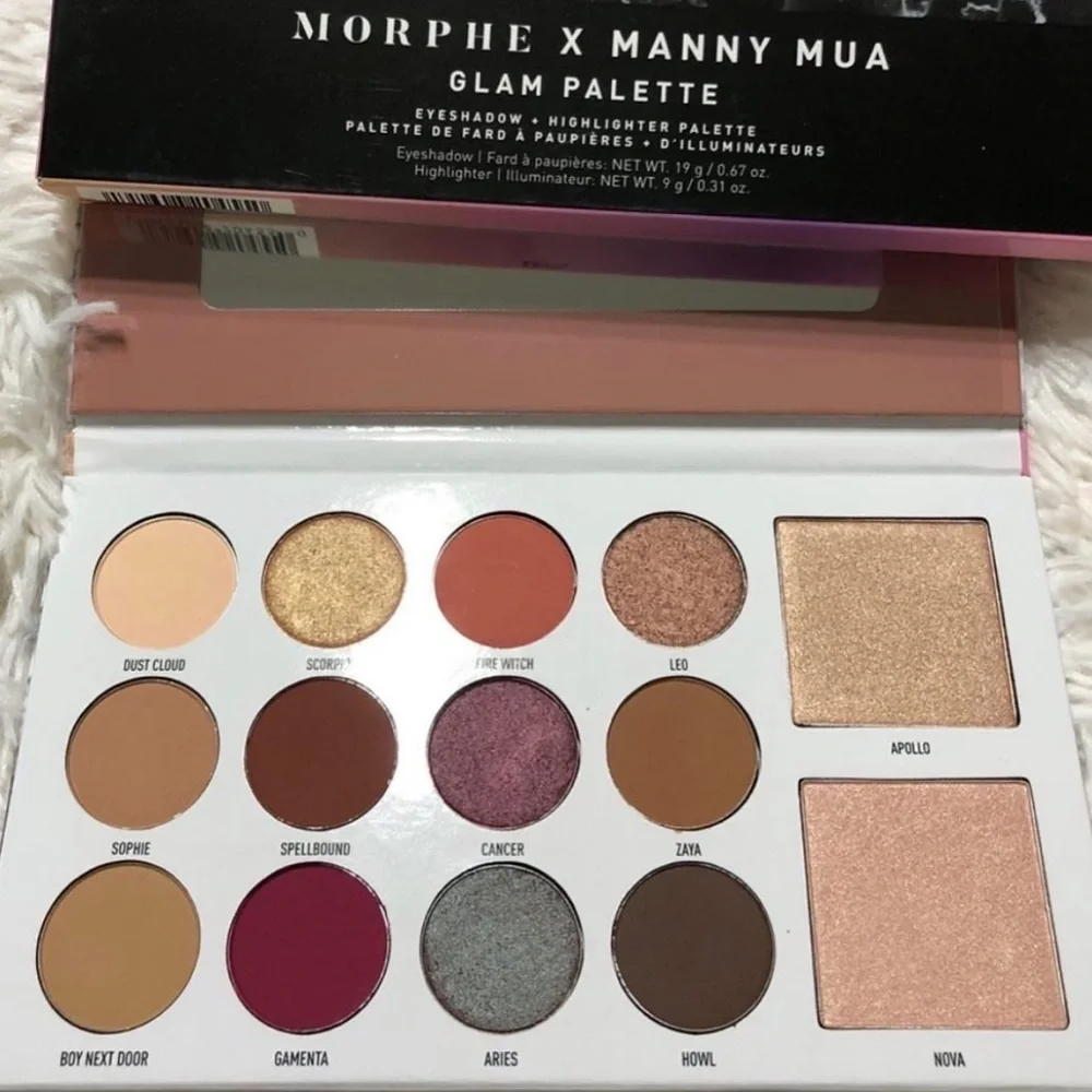 🌈 MORPHE X MANNY MUA GLAM PALETTE